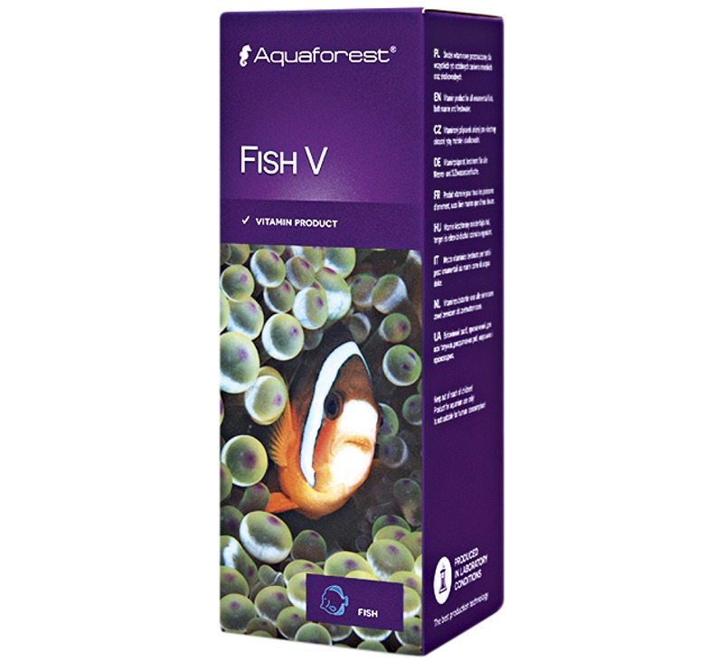 AQUAFOREST Fish V 50 ml complément vitaminé pour poissons marins et d'eau douce