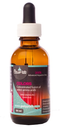 POLYPLAB Colors 200x 50 ml hyper-concentré d\'acides aminés pour augmenter la coloration et la fluorescence des coraux