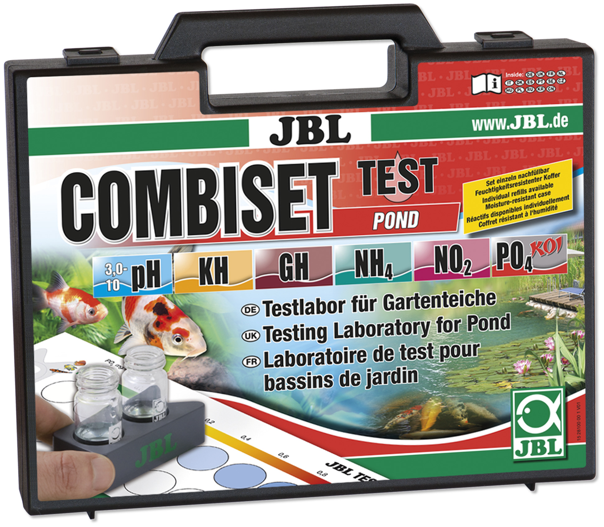 JBL Test Combi Set Pond kit complet de 6 tests d’eau pour bassin