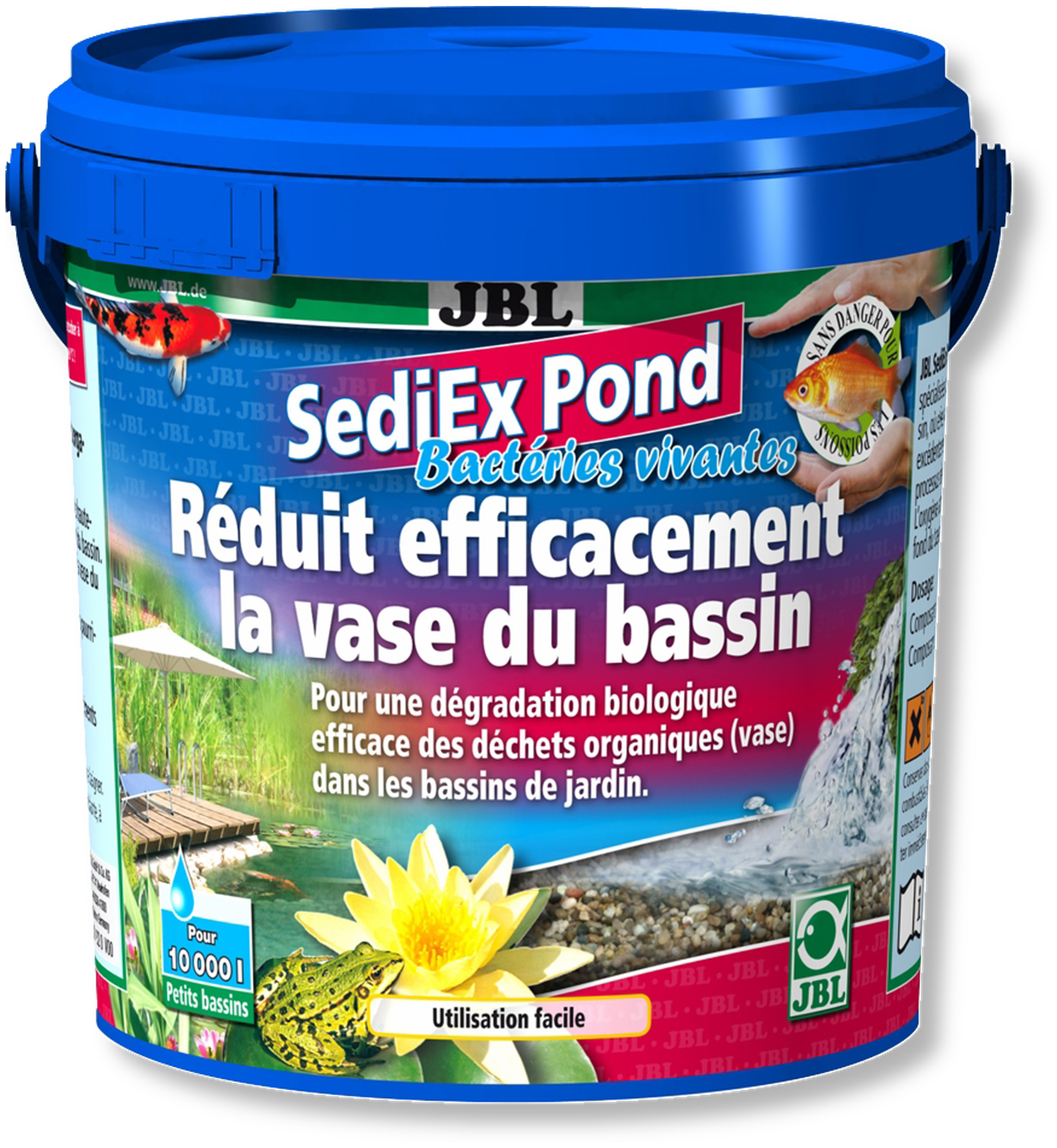 JBL SediEx Pond 1 KG dégradeur biologique efficace contre l\'excès de vase en bassins