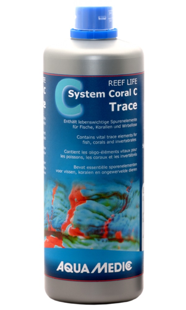 AQUA MEDIC REEF LIFE System Coral C Trace 1000 ml oligo-éléments vitaux pour poissons, coraux et invertébrés