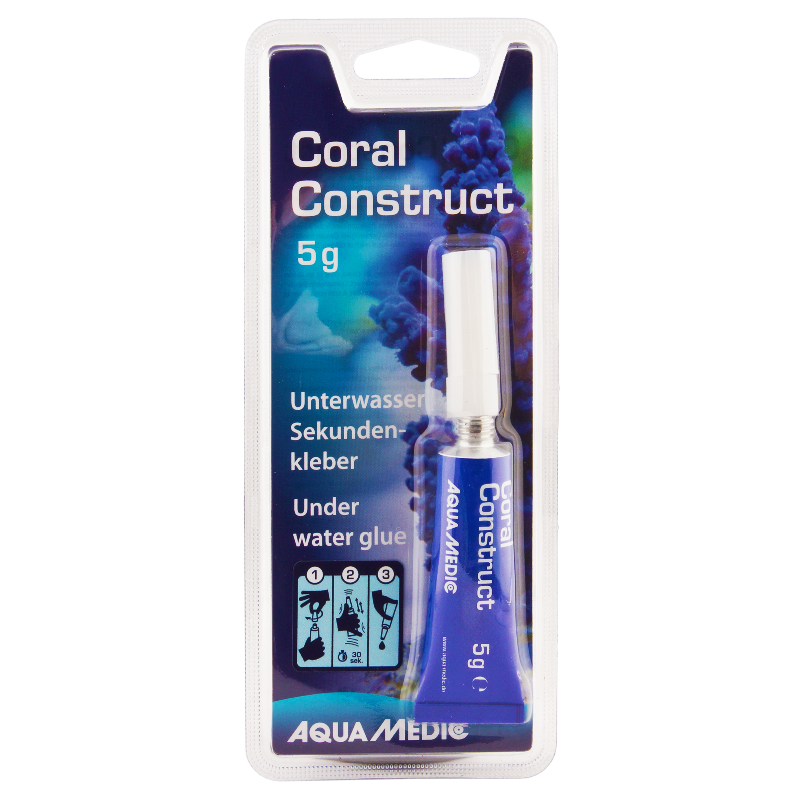 AQUA MEDIC Coral Construct 5 gr. colle glue rapide pour collage de coraux