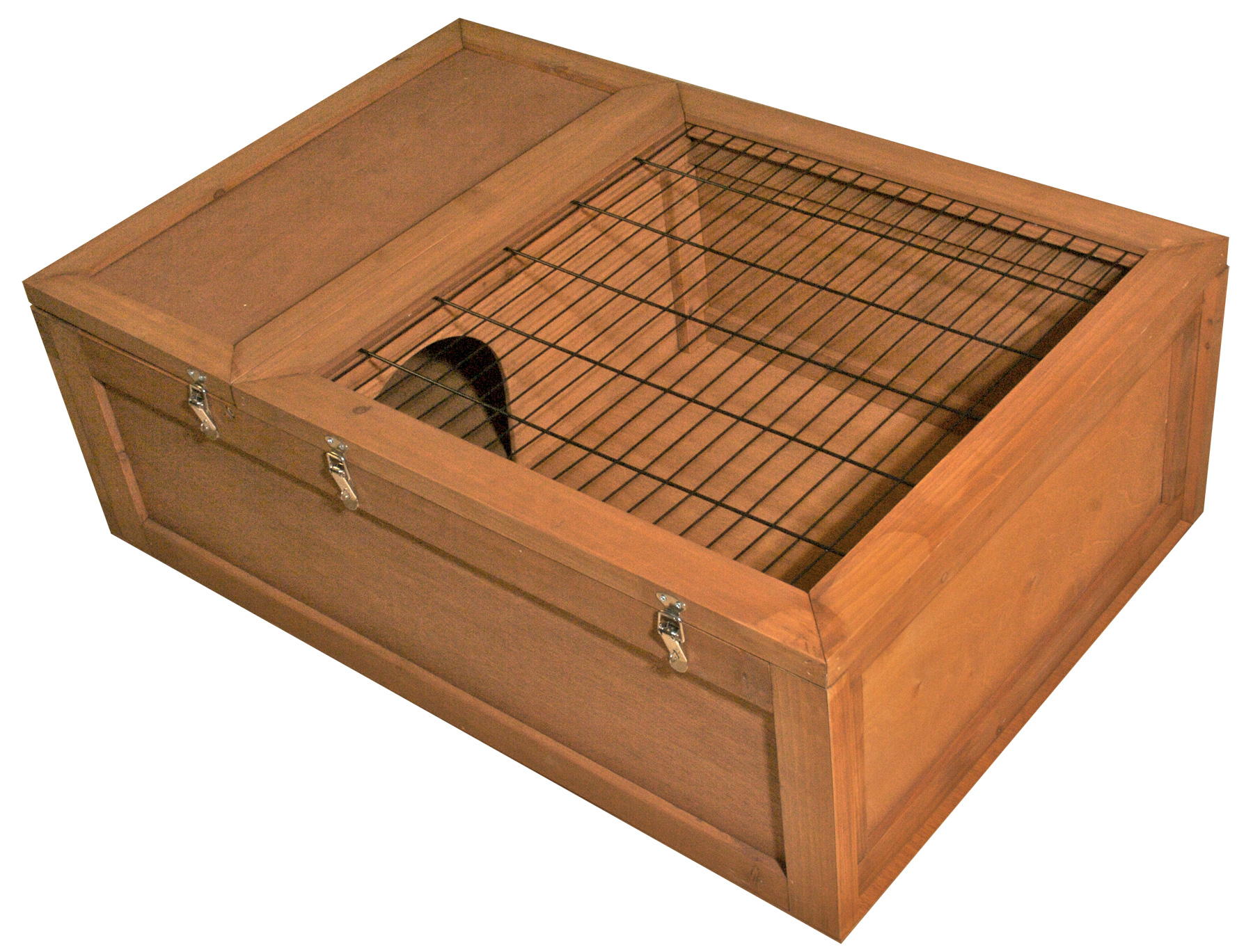 ZOOMED Tortoise House 91 x 61 x 30 cm cage en bois pour tortues de