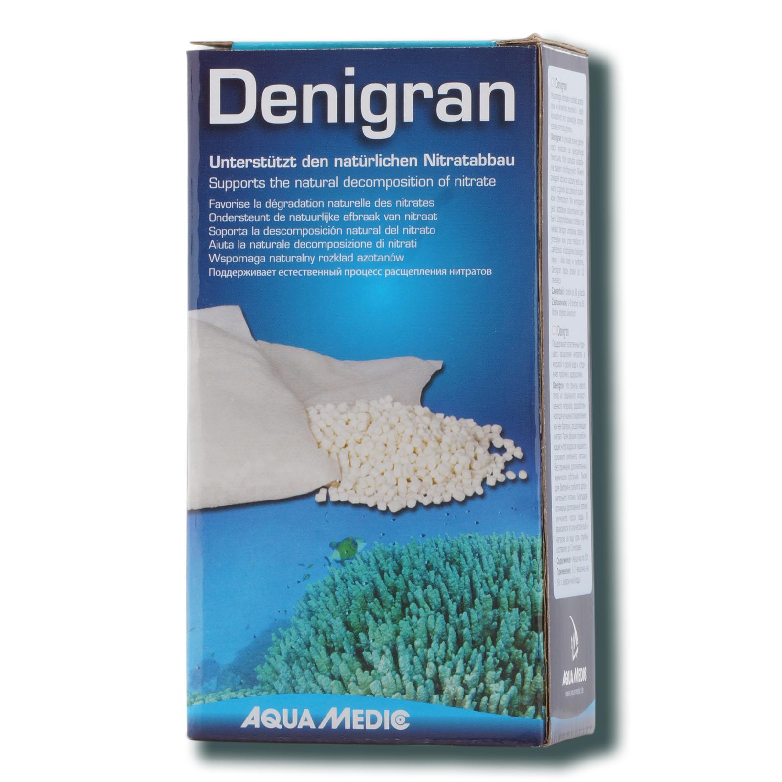 AQUA MEDIC Denigran 4 x 50 gr masse filtrante anti-nitrate pour aquarium d\'eau douce et d\'eau de mer jusqu\'à 200 L