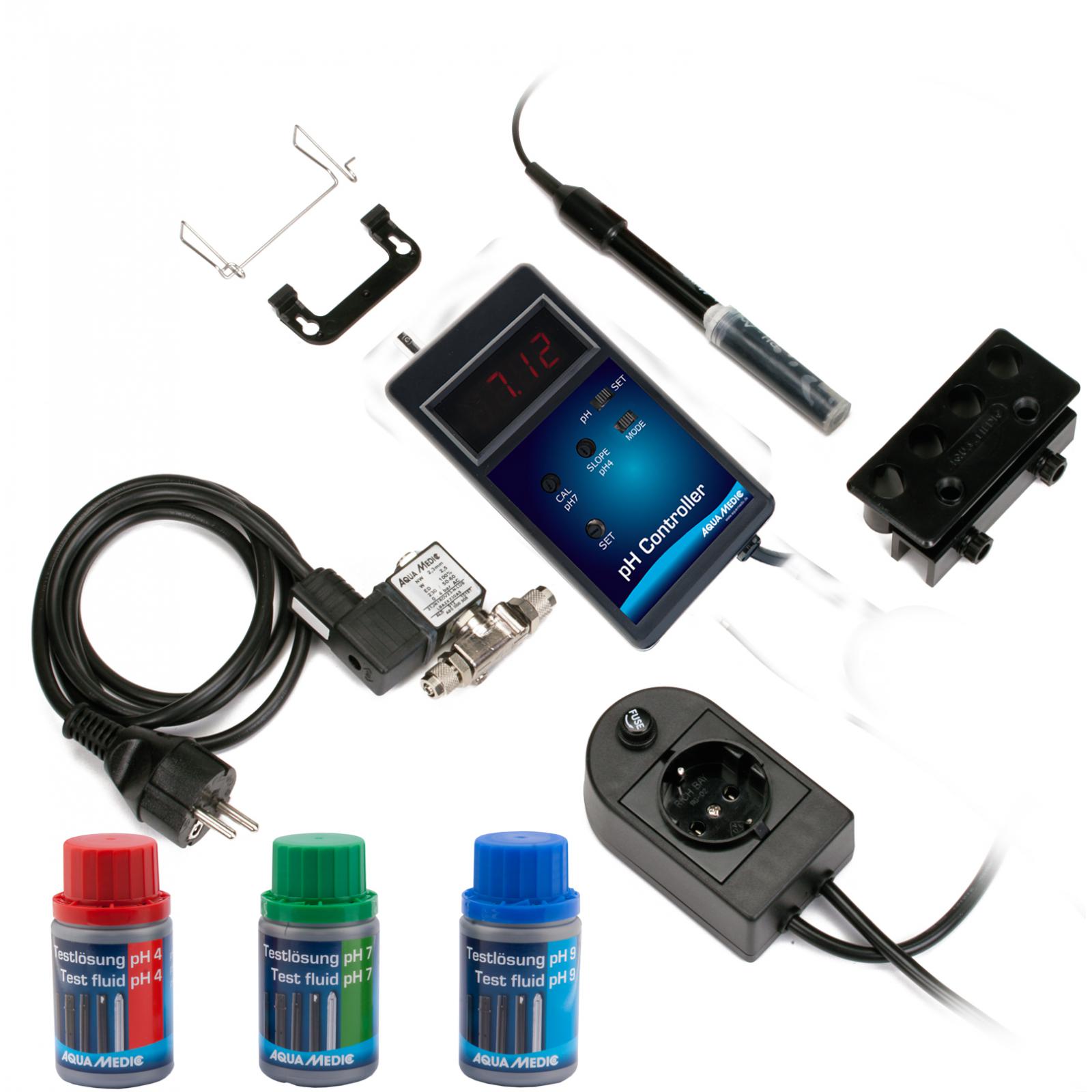 AQUA MEDIC pH-control-Set kit complet avec contrôleur pH, électrode et accessoires