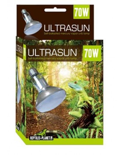 REPTILES PLANET Ultrasun 70W spot d\'éclairage chauffant UV-B pour reptiles
