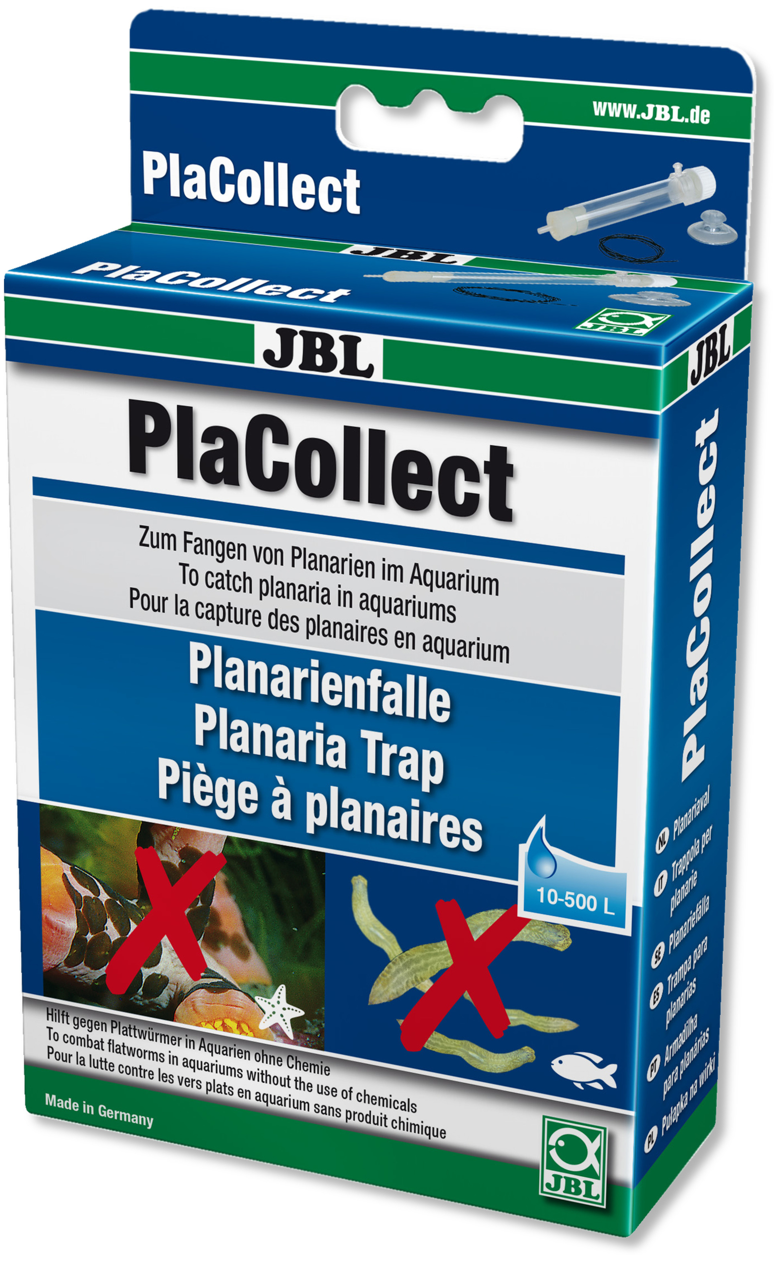 JBL PlaCollect piège à planaires et autres vers plats en aquarium d\'eau douce et d\'eau de mer