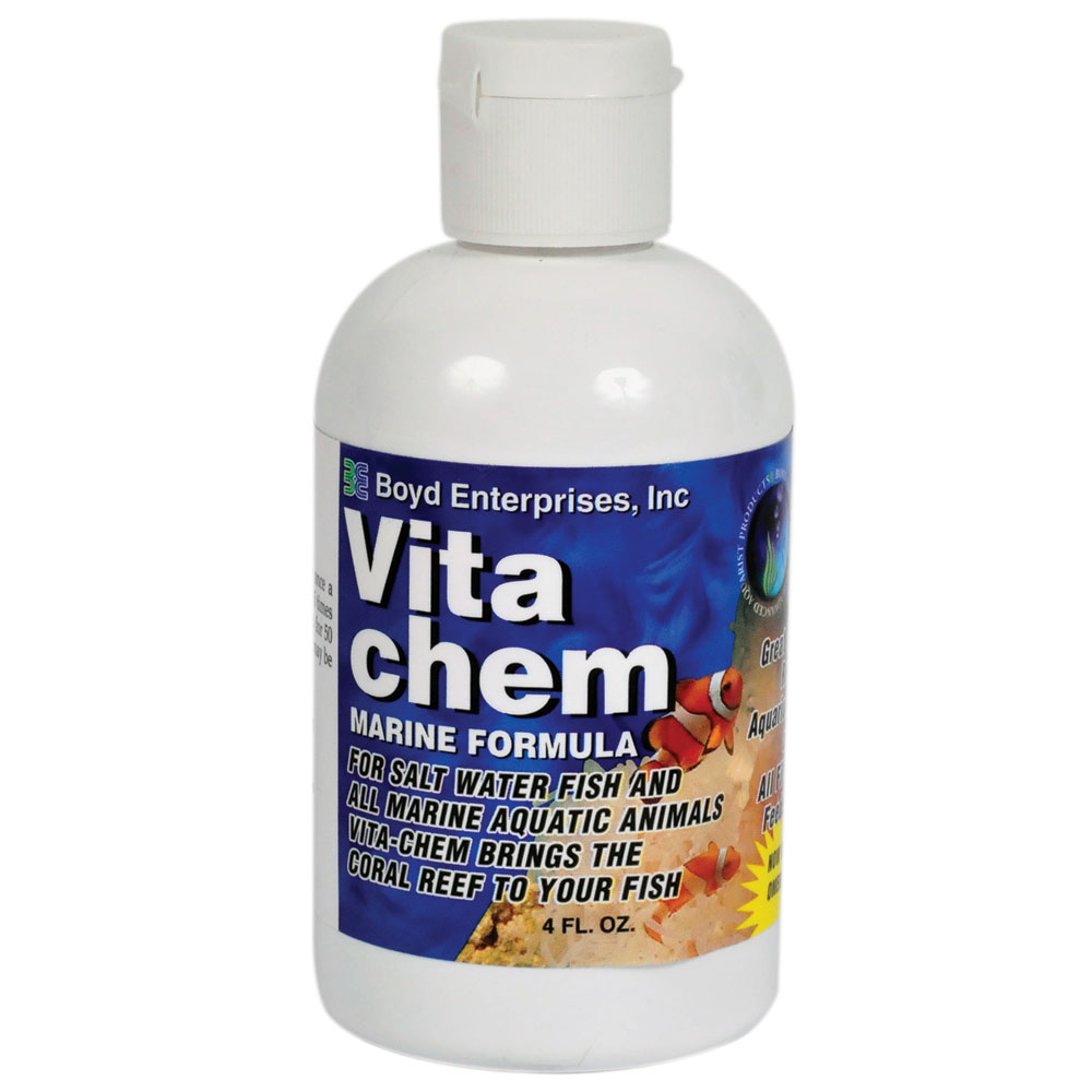 BOYD Vita Chem Marine 118 ml complément multivitaminé pré-stabilisées pour poissons d\'aquarium d\'eau de mer