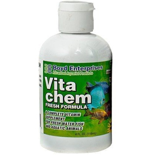 BOYD Vita Chem Fresh 118 ml complément multivitaminé pré-stabilisées pour poissons d\'aquarium d\'eau douce
