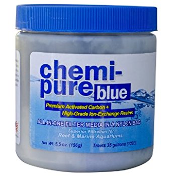 BOYD Chemi Pure Blue 156 gr masse de filtration à base de charbon actif et de résines échangeuses d\'ions pour aquarium d\'eau de mer