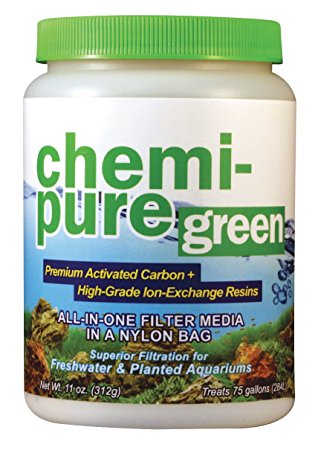 BOYD Chemi Pure Green 312 gr masse de filtration à base de charbon actif et de résines échangeuses d\'ions pour aquarium d\'eau douce