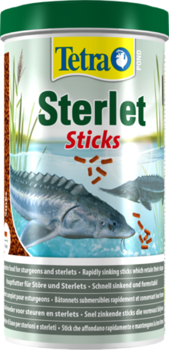 TETRA Pond Sterlet Sticks 1L aliment complet et spécifique en sticks pour esturgeons en bassin de jardin
