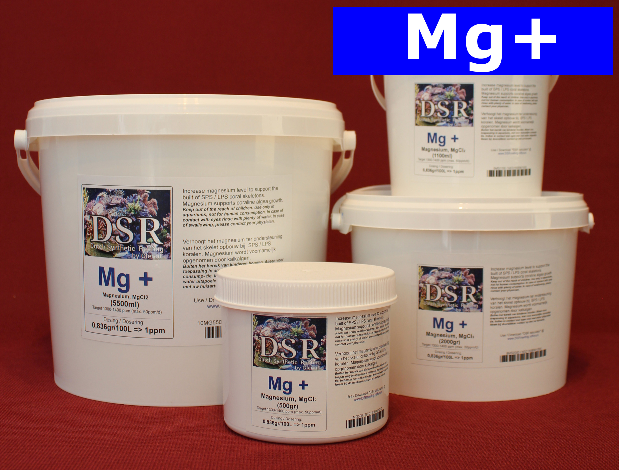 DSR Mg+ 5500 ml complément de Magnésium pour aquarium récifal