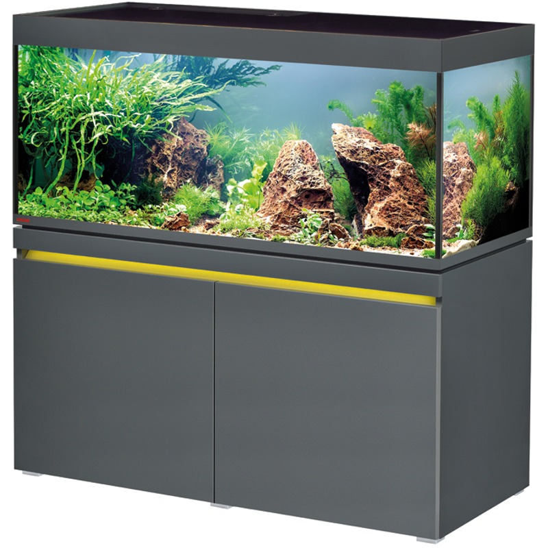 EHEIM Incpiria 430 LED Graphite kit aquarium 130 cm 430 L avec meuble et éclairage LEDs