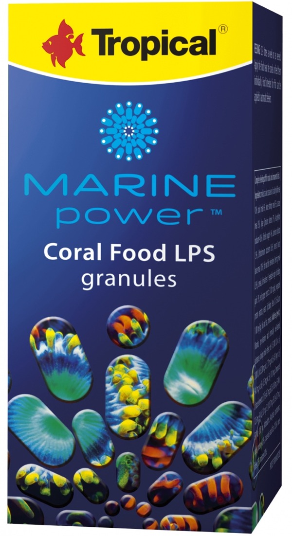 TROPICAL Marine Power Coral Food LPS 100 ml nourriture en granulés pour coraux mous et durs à larges polypes