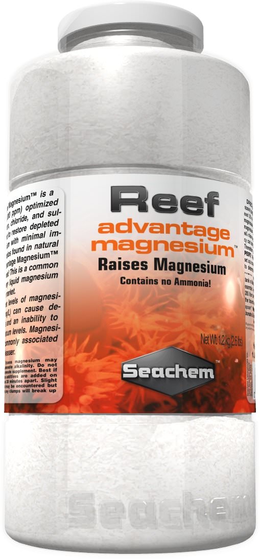 SEACHEM Reef Advantage Magnesium 2,2 kg restaure le Magnesium à un niveau proche de l\'eau de mer naturelle