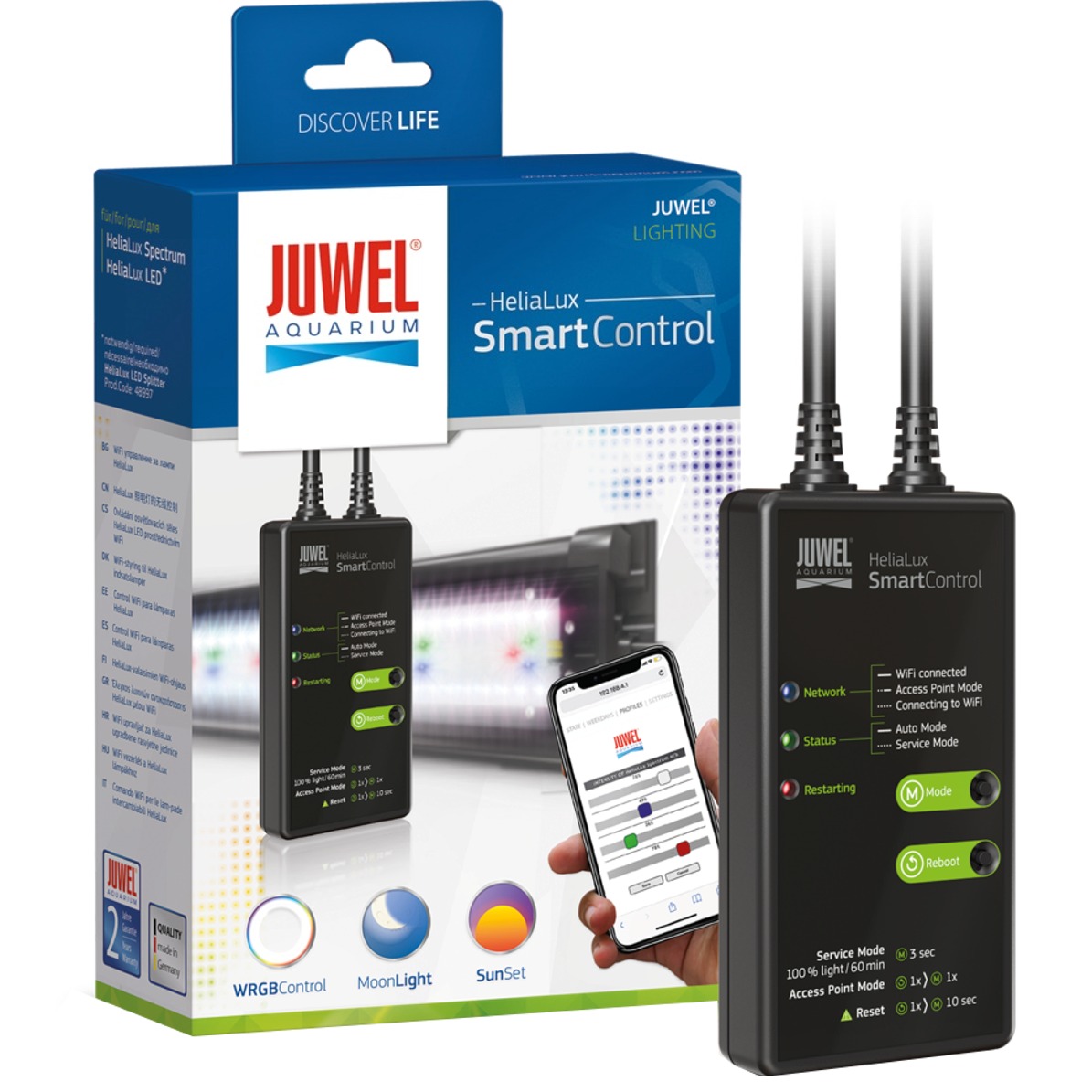 JUWEL HeliaLux SmartControl ver. 2.0.16 contrôleur WiFi pour rampe LEDs Helialux