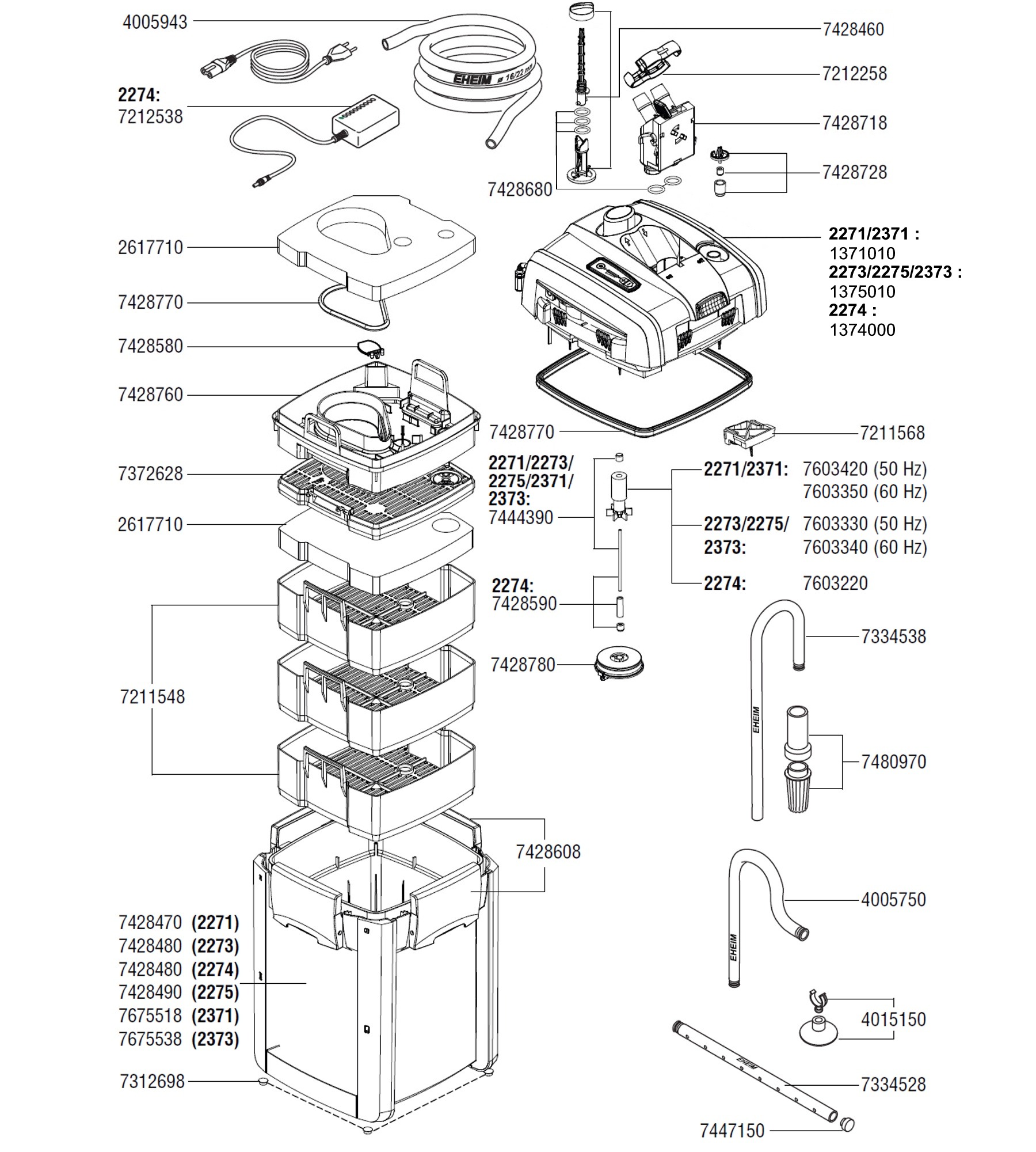 Eheim Thermo External Filter Professionel 4 350t