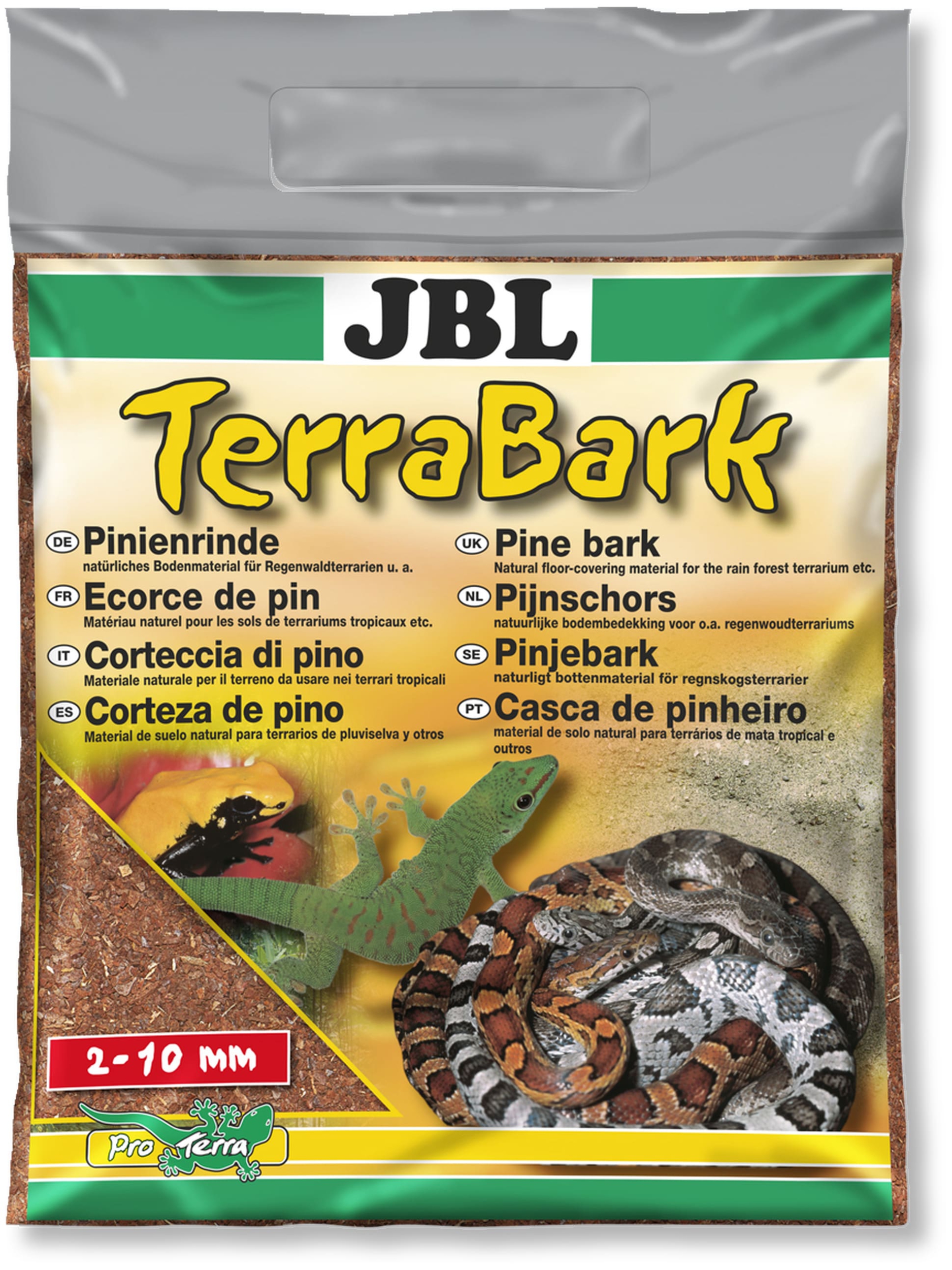 JBL TerraBark 5L substrat d\'écorces de pins 2 à 10 mm pour les terrariums de forêt et de forêt tropicale