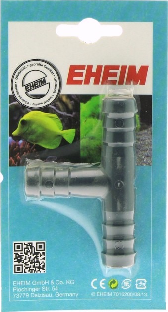 EHEIM Raccord en T pour tuyaux 16/22 mm avec réducteur pour tuyau 12/16 mm