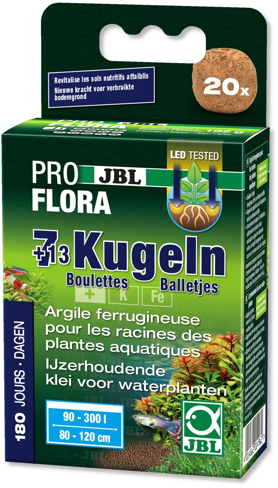 JBL 7 + 13 boulettes fertilisantes pour les racines des plantes aquatiques