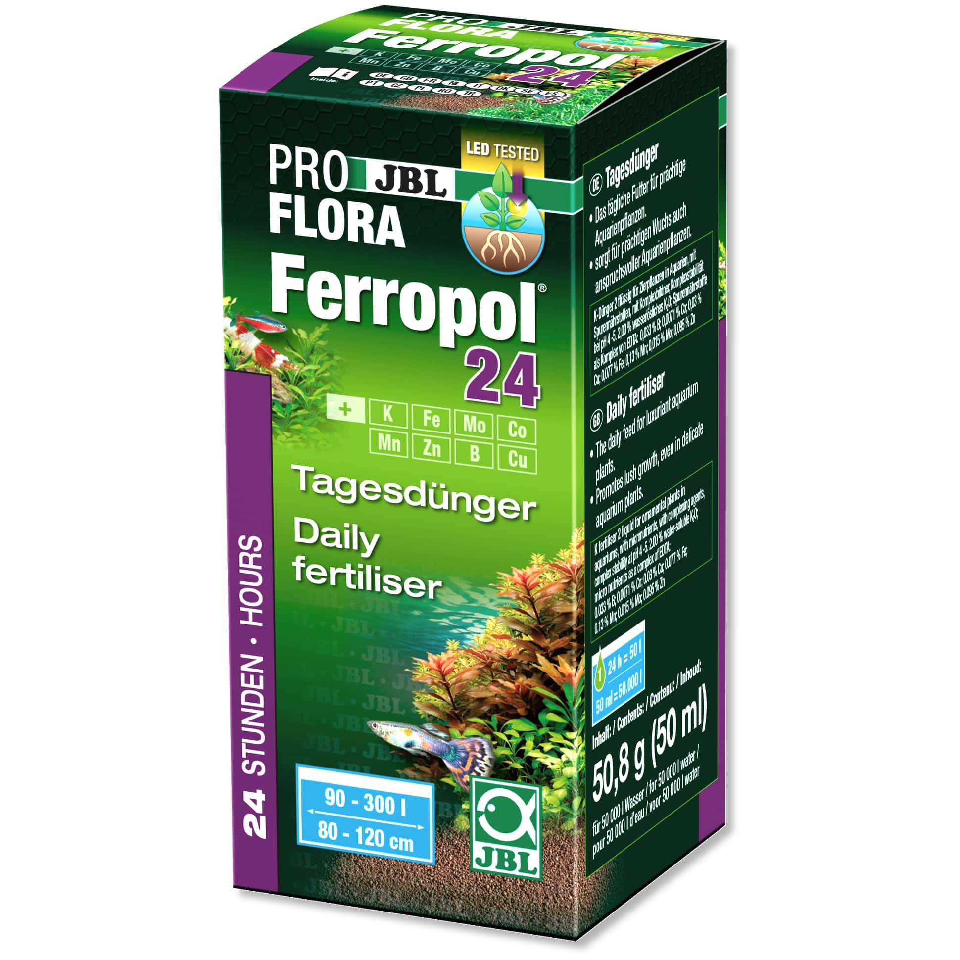 JBL Ferropol 24 50 ml engrais journalier pour plantes d\'aquarium