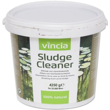 VINCIA Sludge Cleaner 4250 gr anti-vase 100% naturel pour bassin jusqu\'à 25000 L