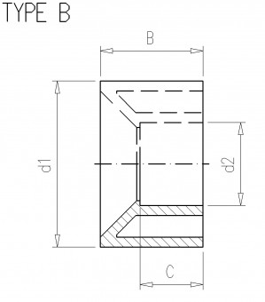 vdl-reduction-courte-pvc-pour-tubes-dimensions-cotes-type-b