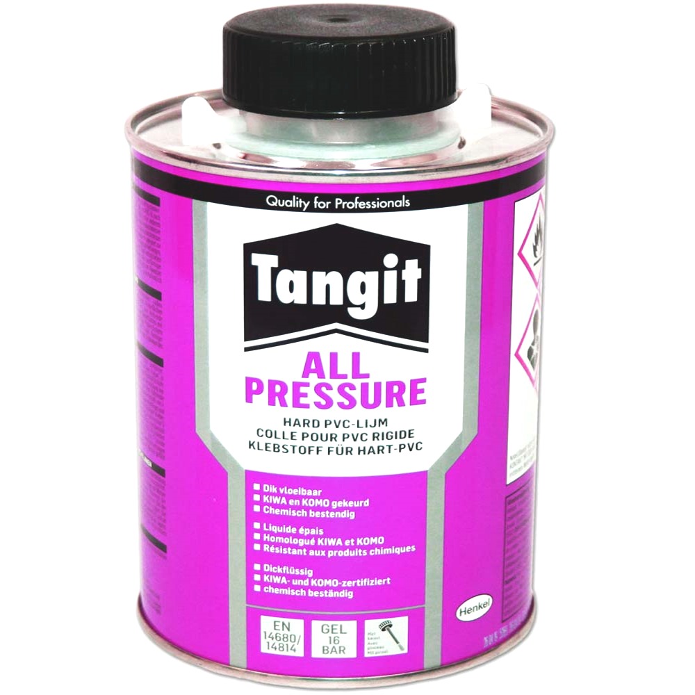 TANGIT Colle PVC-U All Pressure 1000 ml pour assemblage PVC rigide