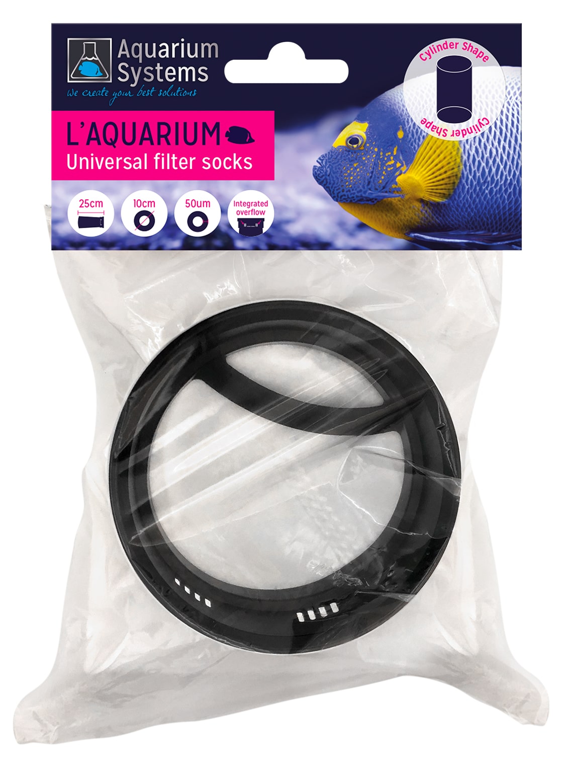 AQUARIUM SYSTEMS Universal Filter Bag 50 microns diamètre 10 cm