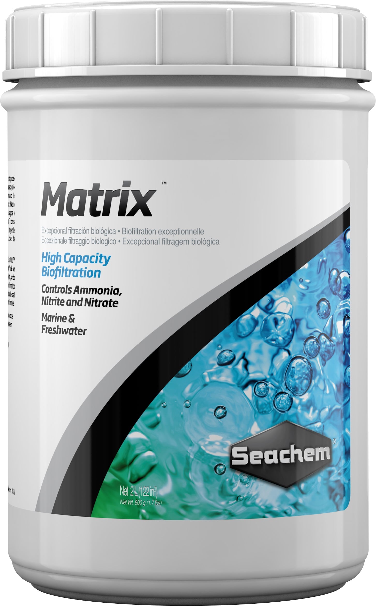 SEACHEM Matrix 2L masse de filtration biologique à haute densité