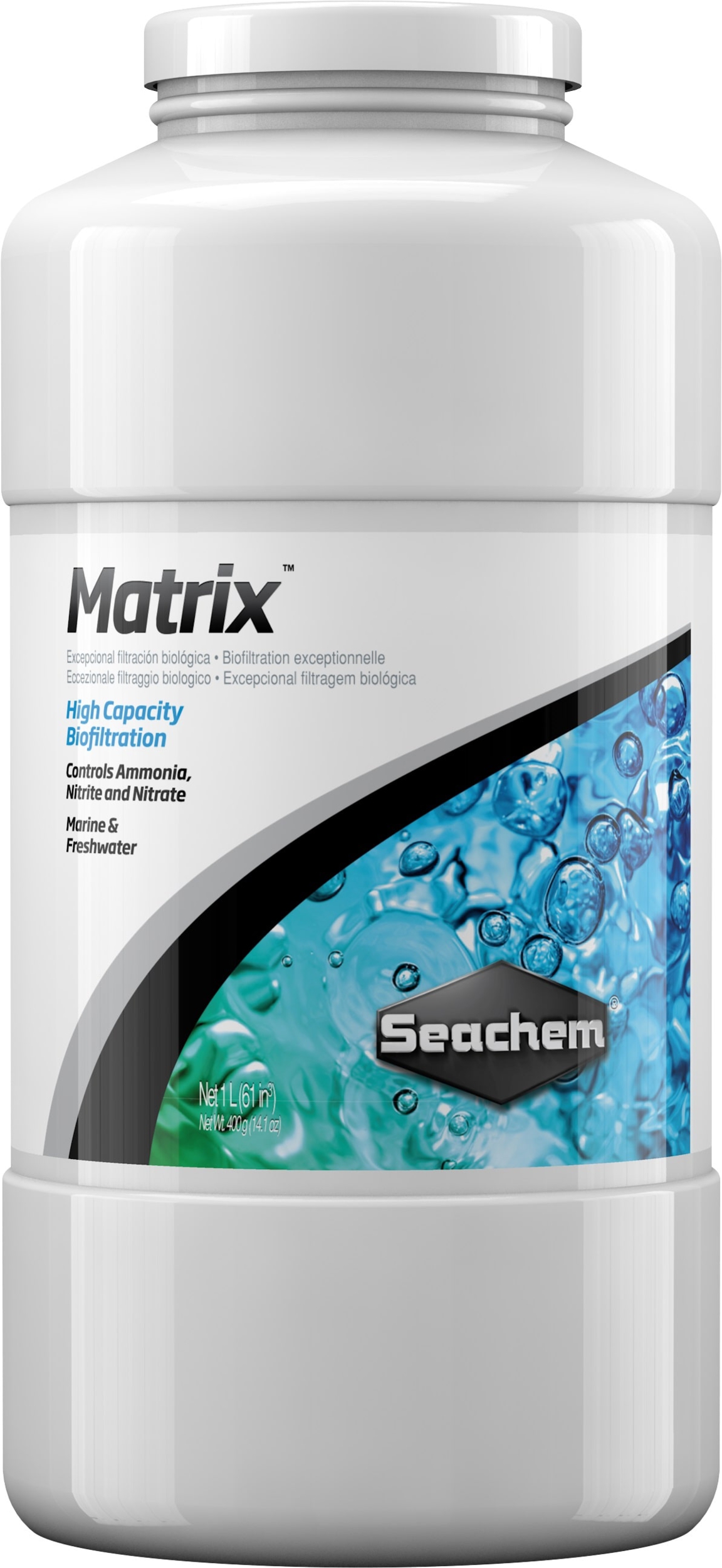 SEACHEM Matrix 1L masse de filtration biologique à haute densité