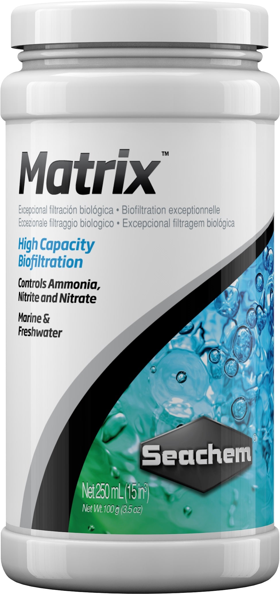 SEACHEM Matrix 250 ml masse de filtration biologique à haute densité