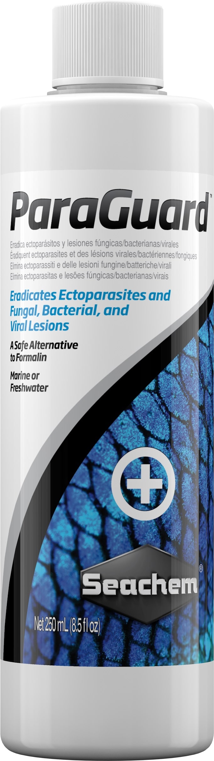 SEACHEM ParaGuard 250 ml traitement contre les ectoparasites et lésions fongiques, bactériennes ou virales