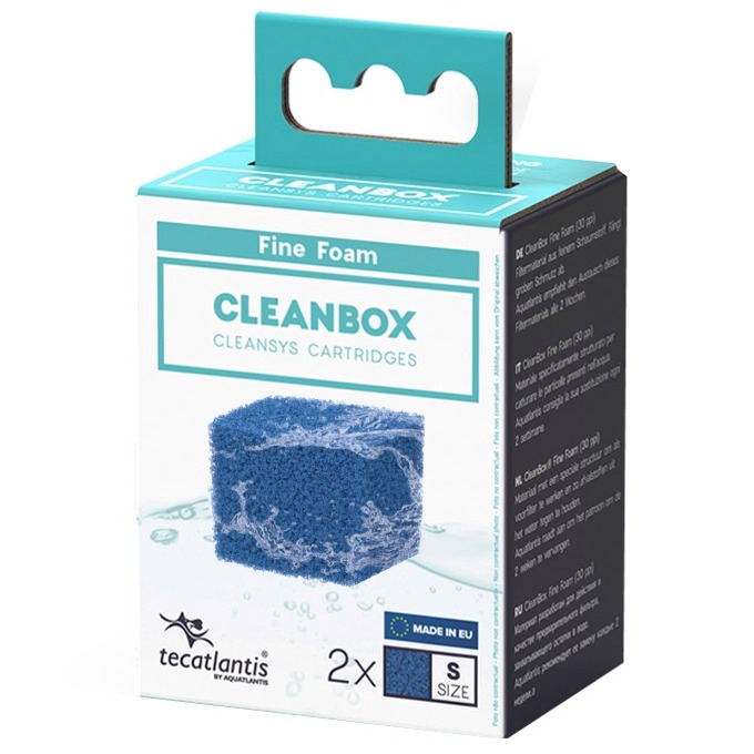 AQUATLANTIS CleanBox S lot de 2 recharges Mousse Fine de filtration pour filtre interne CleanSys 200+ et 300