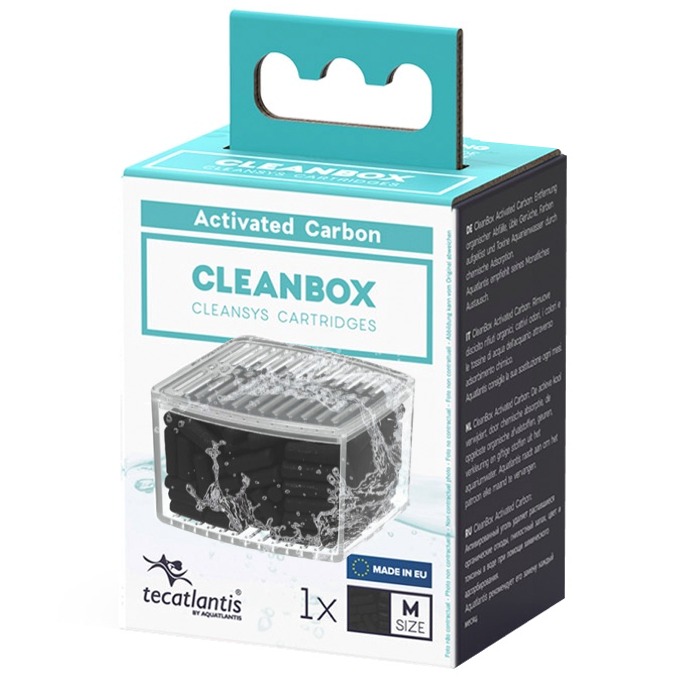 AQUATLANTIS CleanBox M recharge Charbon Actif pour filtre interne CleanSys 600 et 900