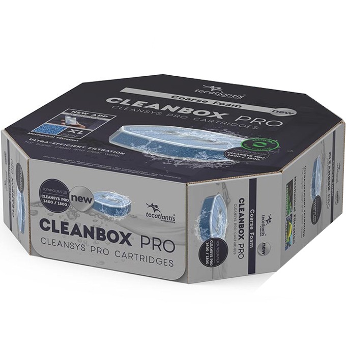 AQUATLANTIS CleanBox Pro XL recharge Mousse Fine de filtration pour filtre externe CleanSys PRO 1400 et 1800