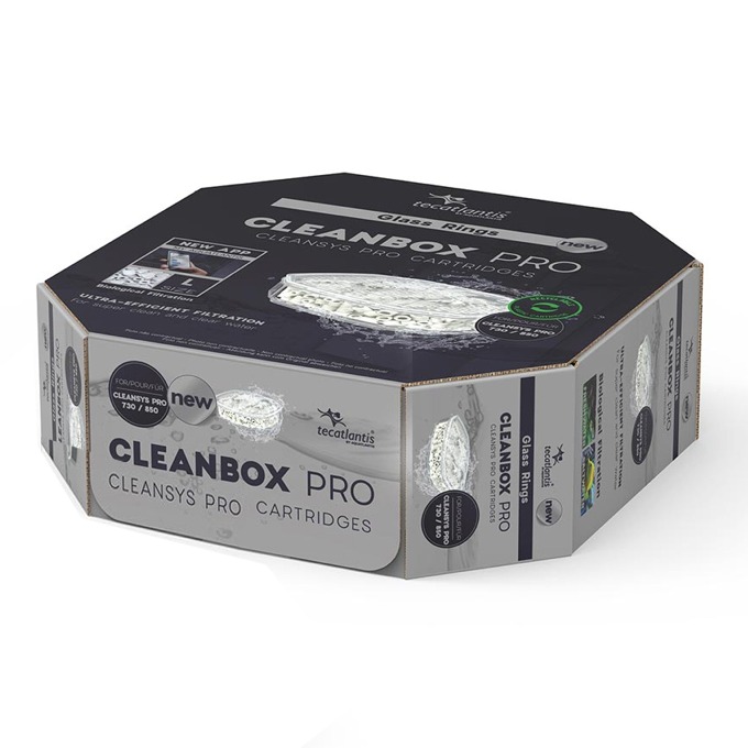 AQUATLANTIS CleanBox Pro L recharge Glass Rings pour filtre externe CleanSys PRO 730 et 850