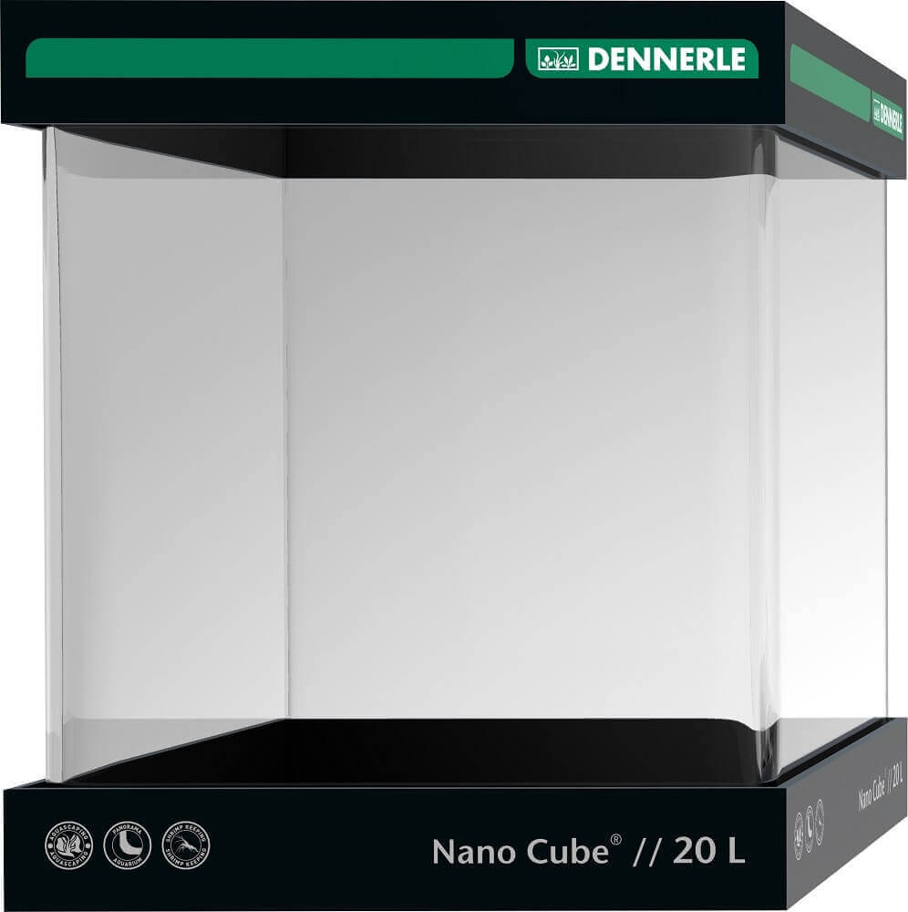 DENNERLE Nano Cube 20 L cuve nano-aquarium nue dimensions 25 x 25 x 30 cm
