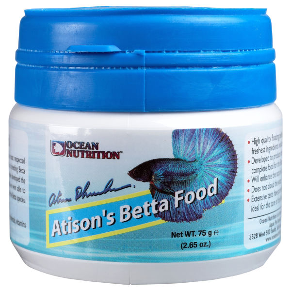 OCEAN NUTRITION Atison\'s Betta Food 75 gr nourriture en granulés flottants pour Combattant