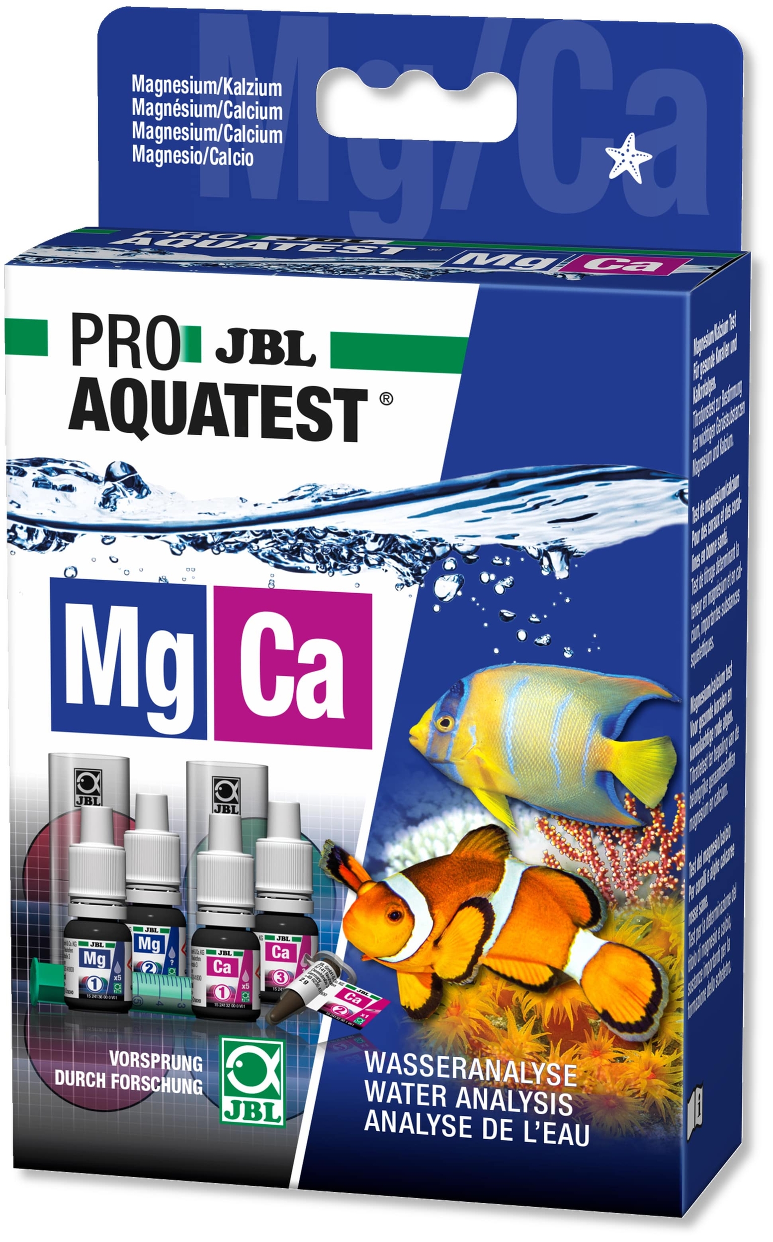 JBL ProAquaTest Mg-Ca test Magnésium et Calcium pour aquarium d\'eau de mer