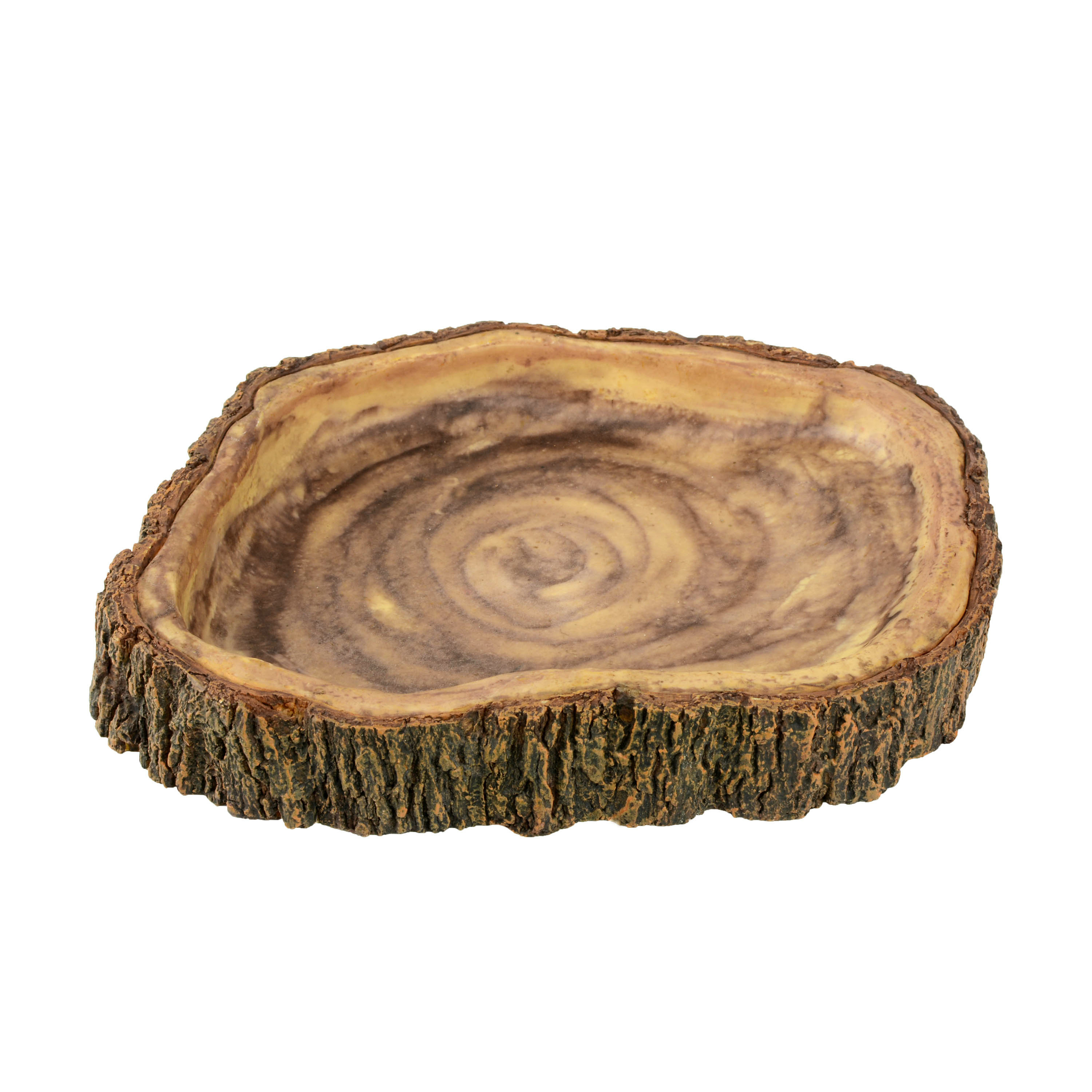 AQUAVIE Terra Abreuvoir Bois pour terrarium 19,5 x 15 x 3 cm