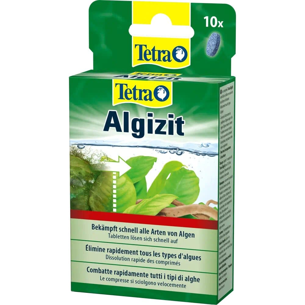 TETRA Algizit 10 comprimés détruit rapidement les algues en aquarium d\'eau douce