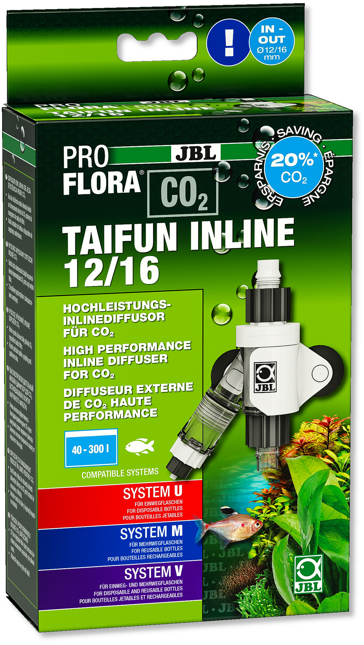 jbl-proflora-co2-taifun-inline-12-16-diffuseur-de-co2-pour-filtre-externe-avec-tuyau-12-16-mm-pour-aquarium-de-40-a-300-l