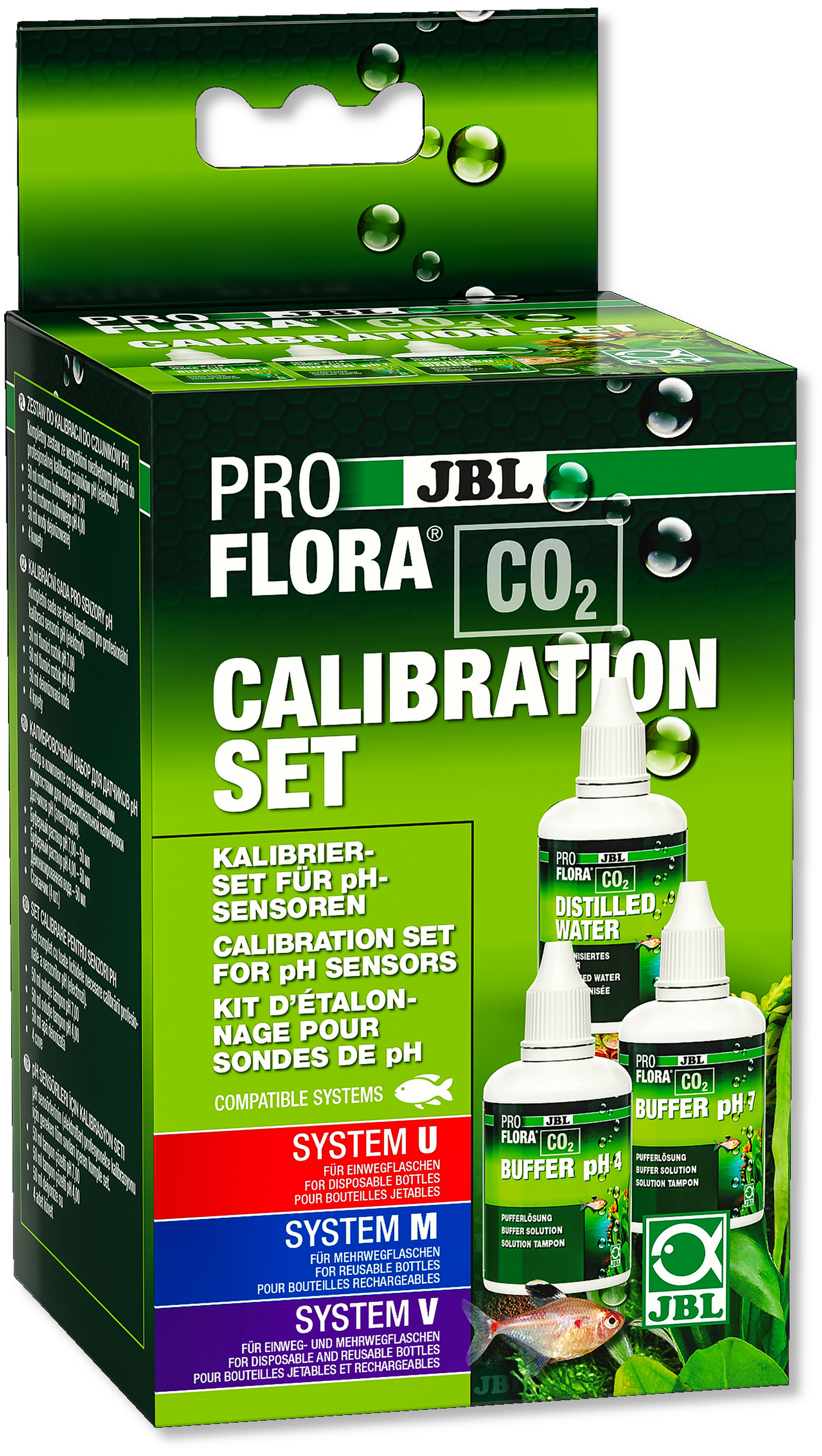 JBL ProFlora CO2 Calibration Set kit d\'étalonnage, d\'entretien et de nettoyage pour sondes pH