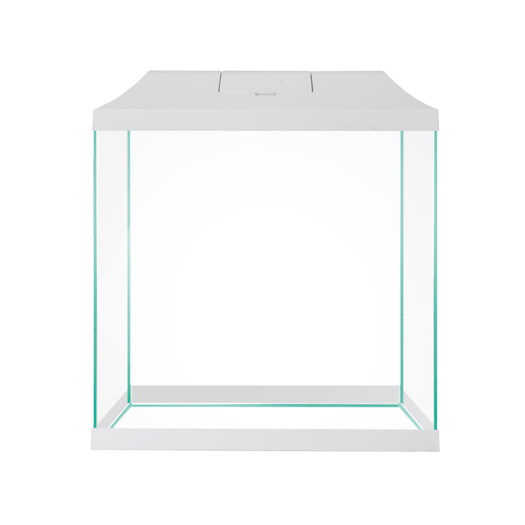 AQUAEL Leddy Mini Creative Set 30 Blanc aquarium équipé 12,6 L - Dimensions : 28 x 15 x 30 cm