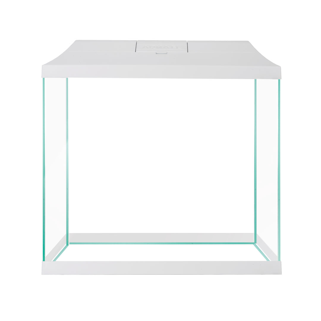 AQUAEL Leddy Mini Creative Set 35 Blanc aquarium équipé 19 L - Dimensions : 35 x 18 x 30 cm