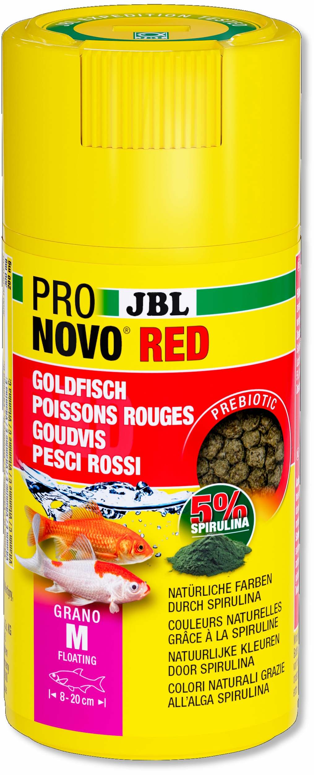 JBL Holiday Red bloc 6 jours de nourriture pour poisson rouge