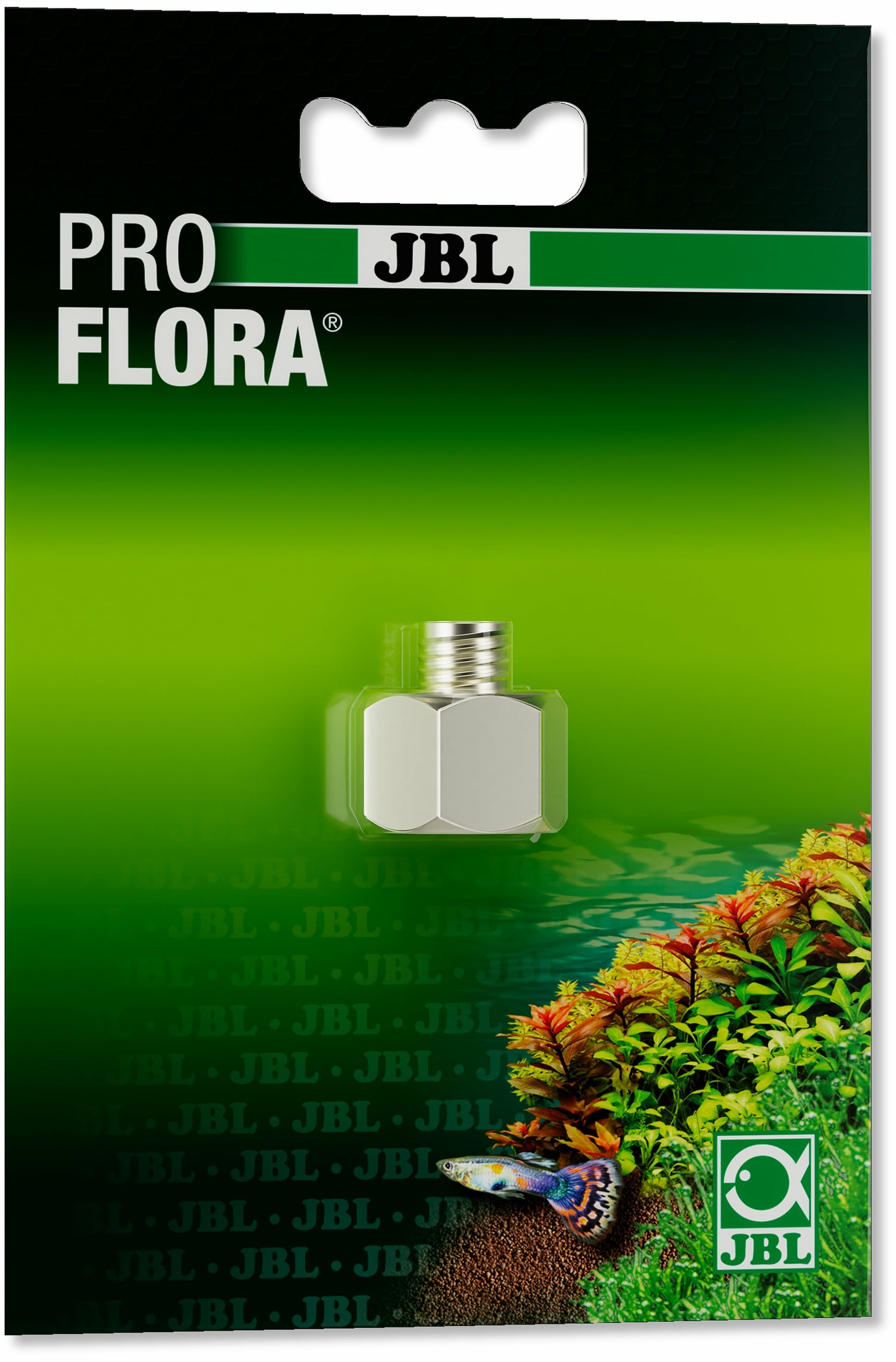 JBL Proflora CO2 Adapt U - Dennerle pour utiliser une bouteille 500 gr jetable JBL sur un détendeur Dennerle
