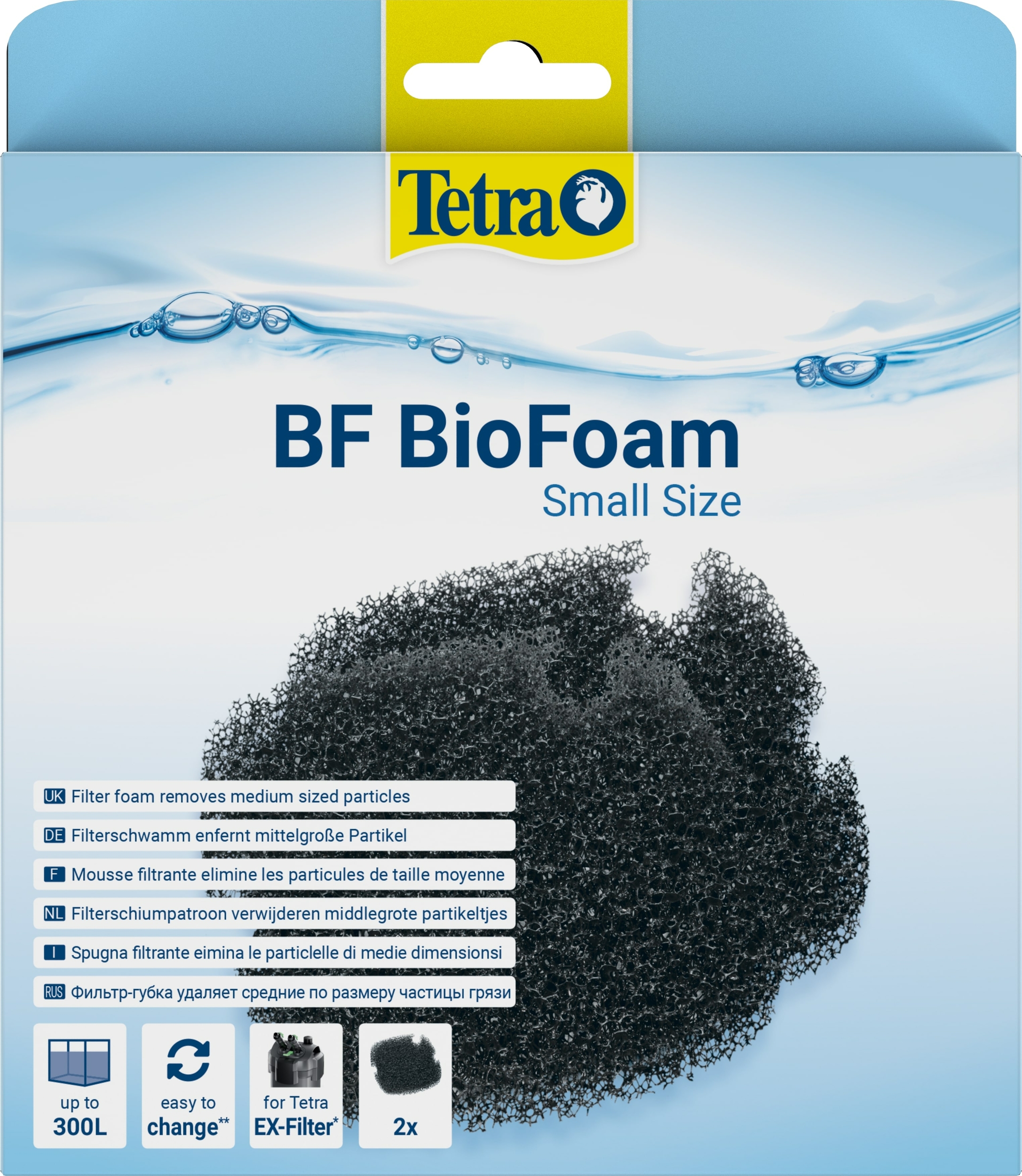 TETRA BF BioFoam S lot de 2 mousses filtrantes pour filtre externe Tetra EX 400, 600, 700 et 500, 600, 700, 800 et 1000 Plus